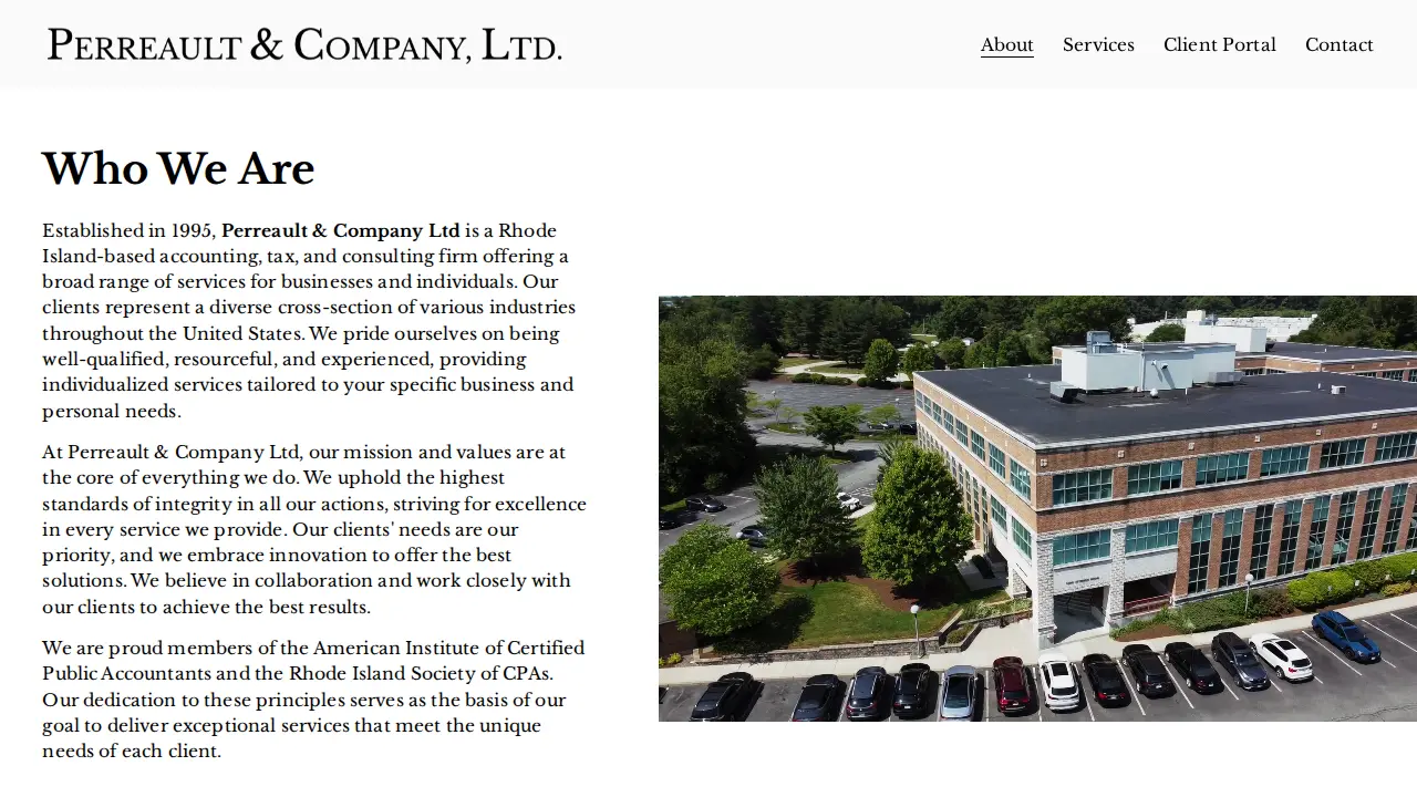 Perreault & Co Ltd page