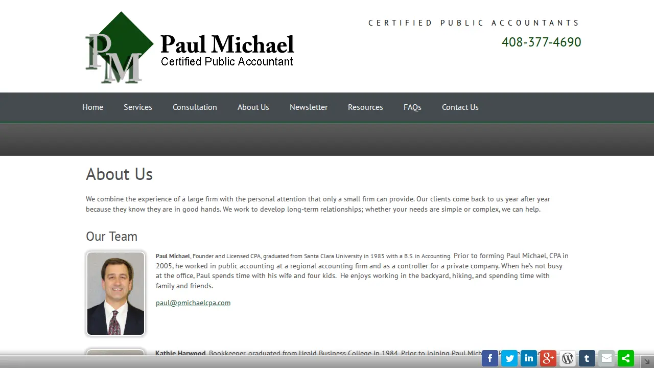 Michael Paul CPA page