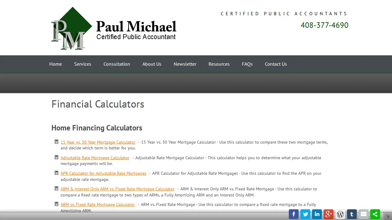 Michael Paul CPA page