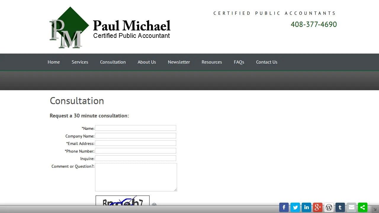 Michael Paul CPA page