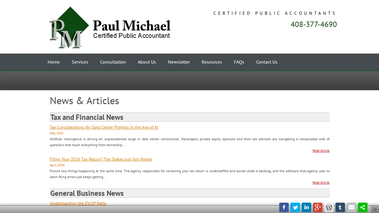 Michael Paul CPA page