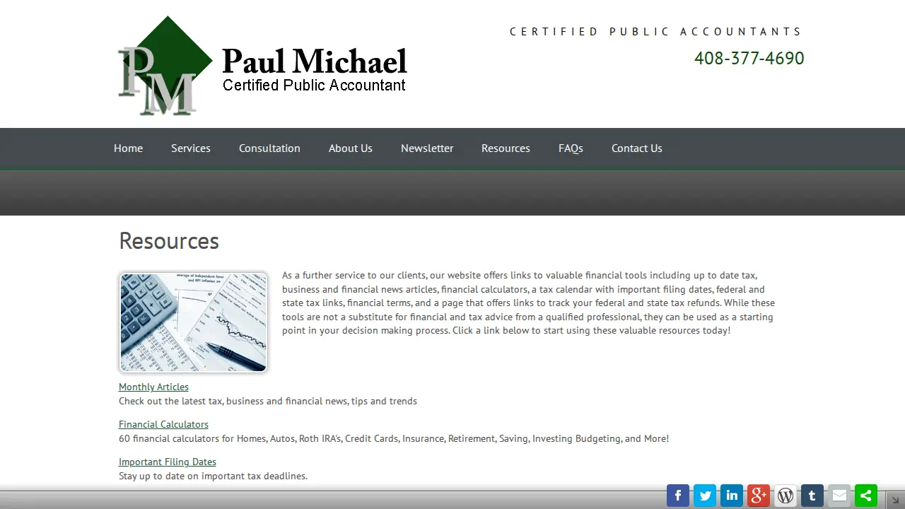 Michael Paul CPA page