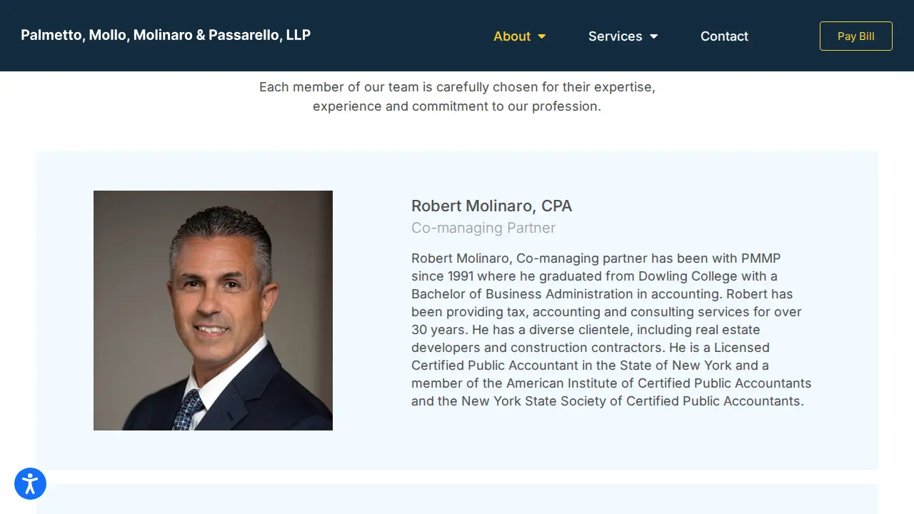 Palmetto, Mollo, Molinaro & Passarello, LLP page