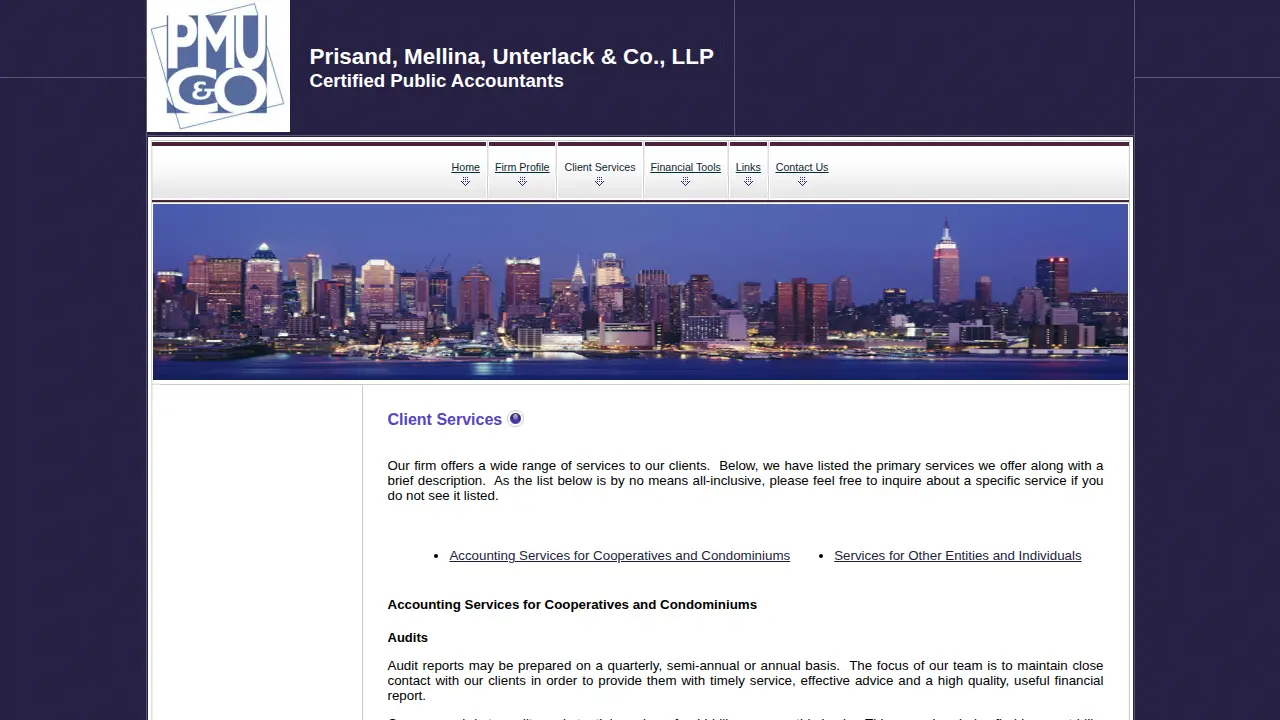 Prisand, Mellina, Unterlack & Co., LLP page