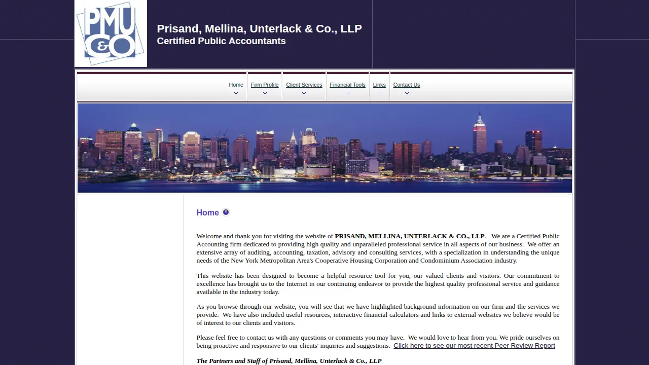 Prisand, Mellina, Unterlack & Co., LLP page