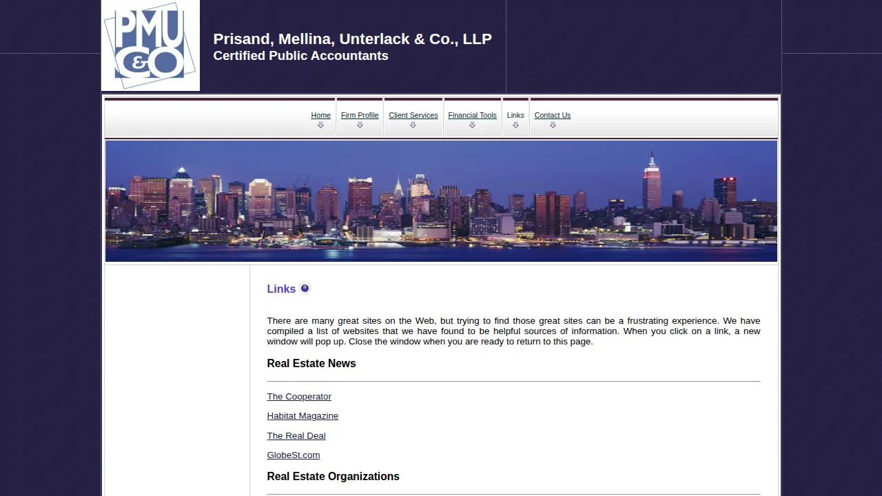 Prisand, Mellina, Unterlack & Co., LLP page