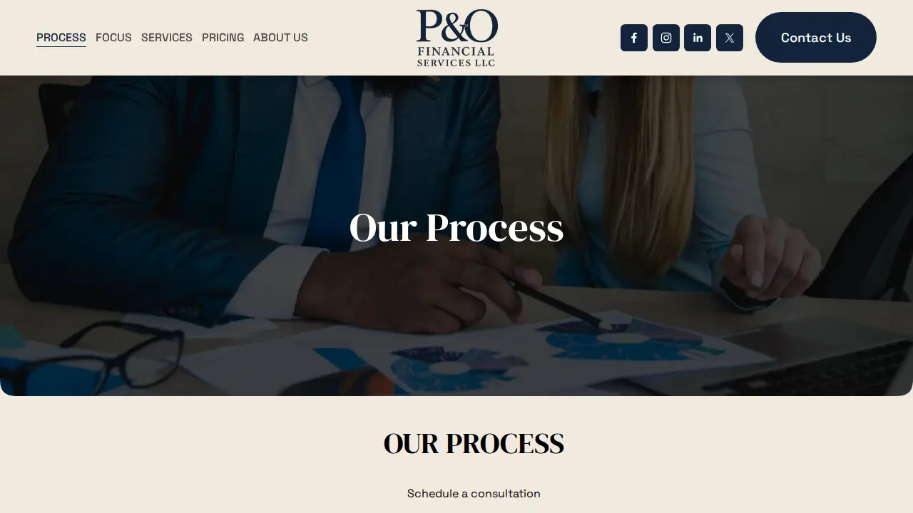 P&O Financial Services, LLC page