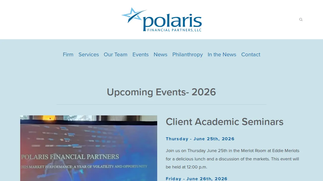 Polaris Financial Partners Llc page