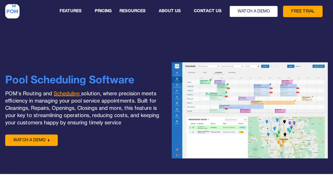 Pool Office Manager page