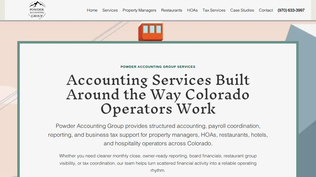 Powder Accounting Group page