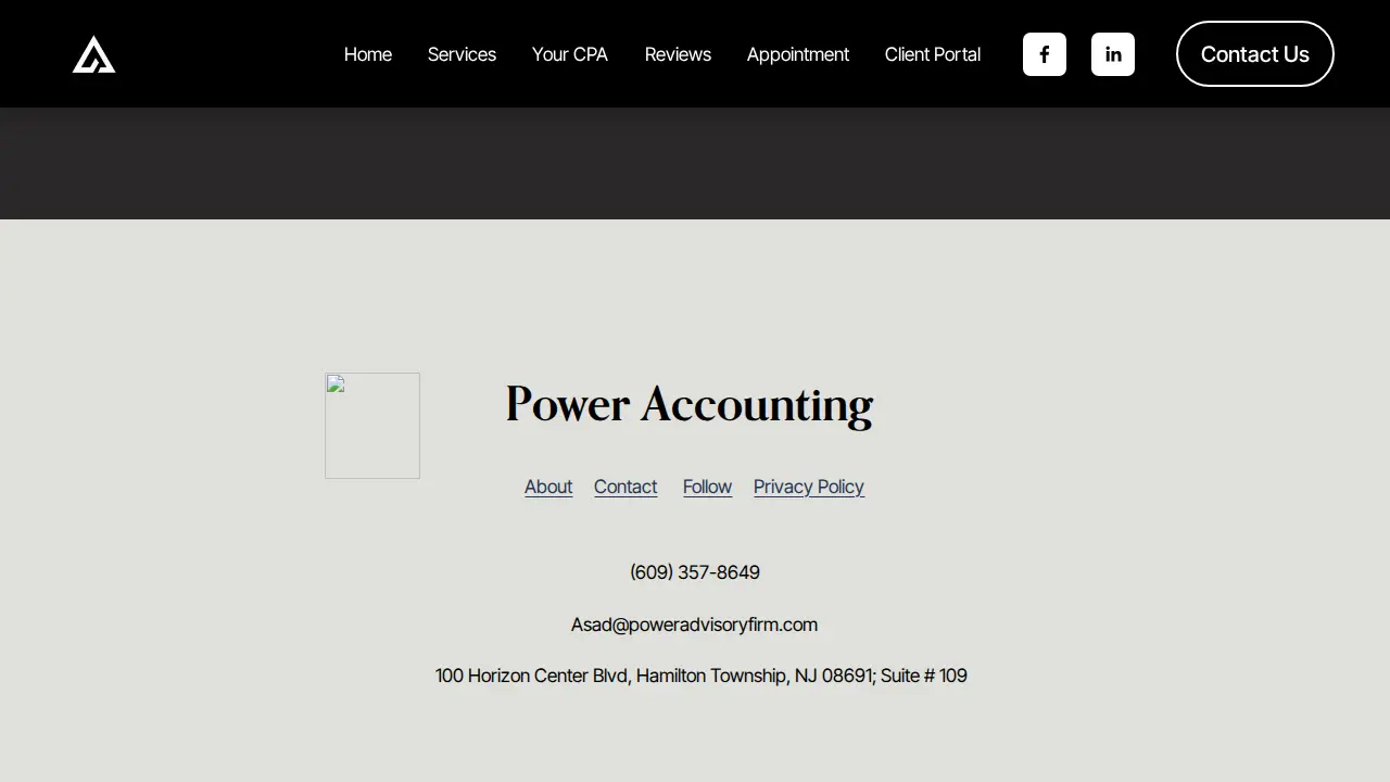Power Accounting page