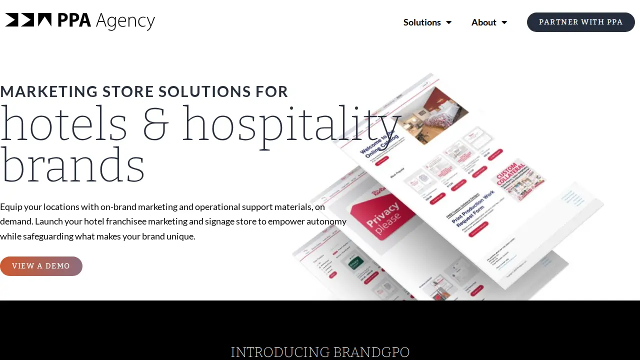PPA Agency page