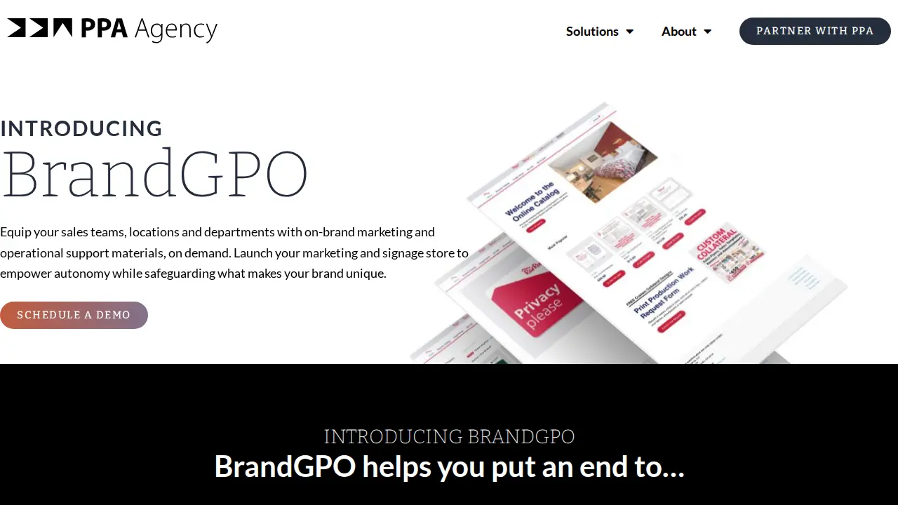 PPA Agency page