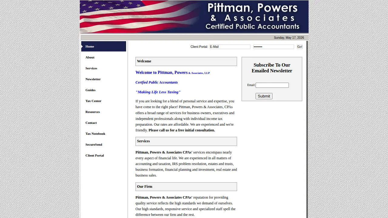 Pittman Powers & Associates page