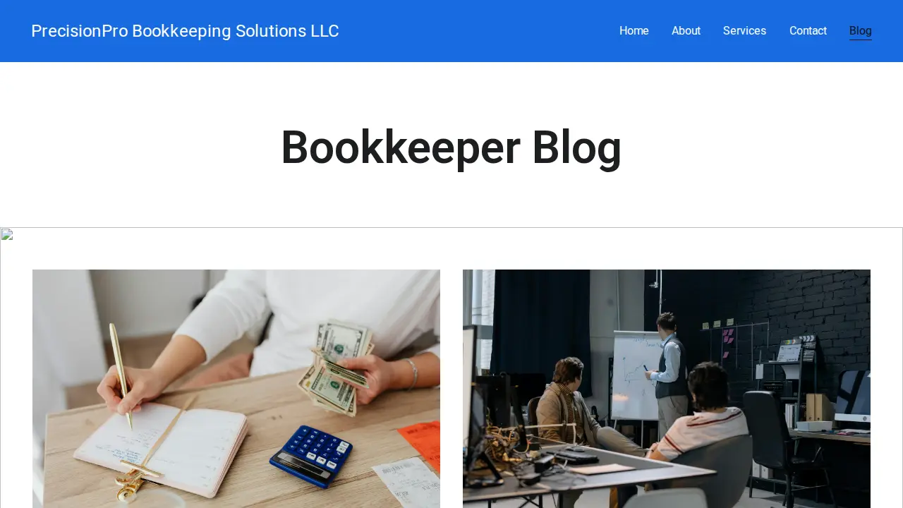 PrecisionPro Bookkeeping Solutions LLC page