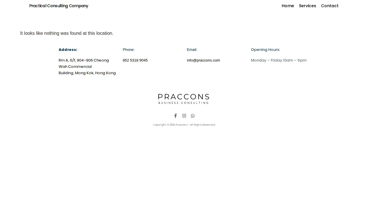 Practical Consulting Limited 實用顧問有限公司 page