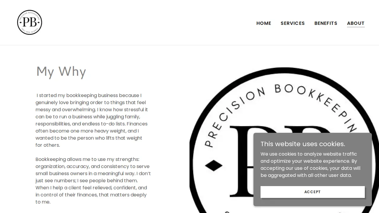 Precision Bookkeeping, LLC page