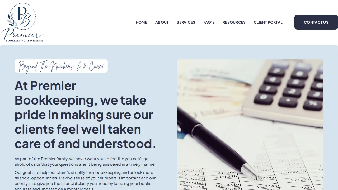 Premier Bookkeeping Services, LLC page