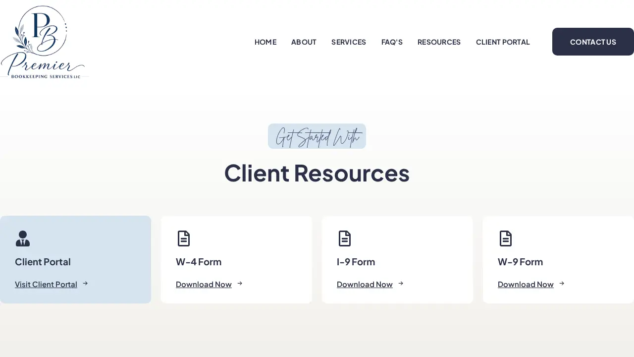 Premier Bookkeeping Services, LLC page