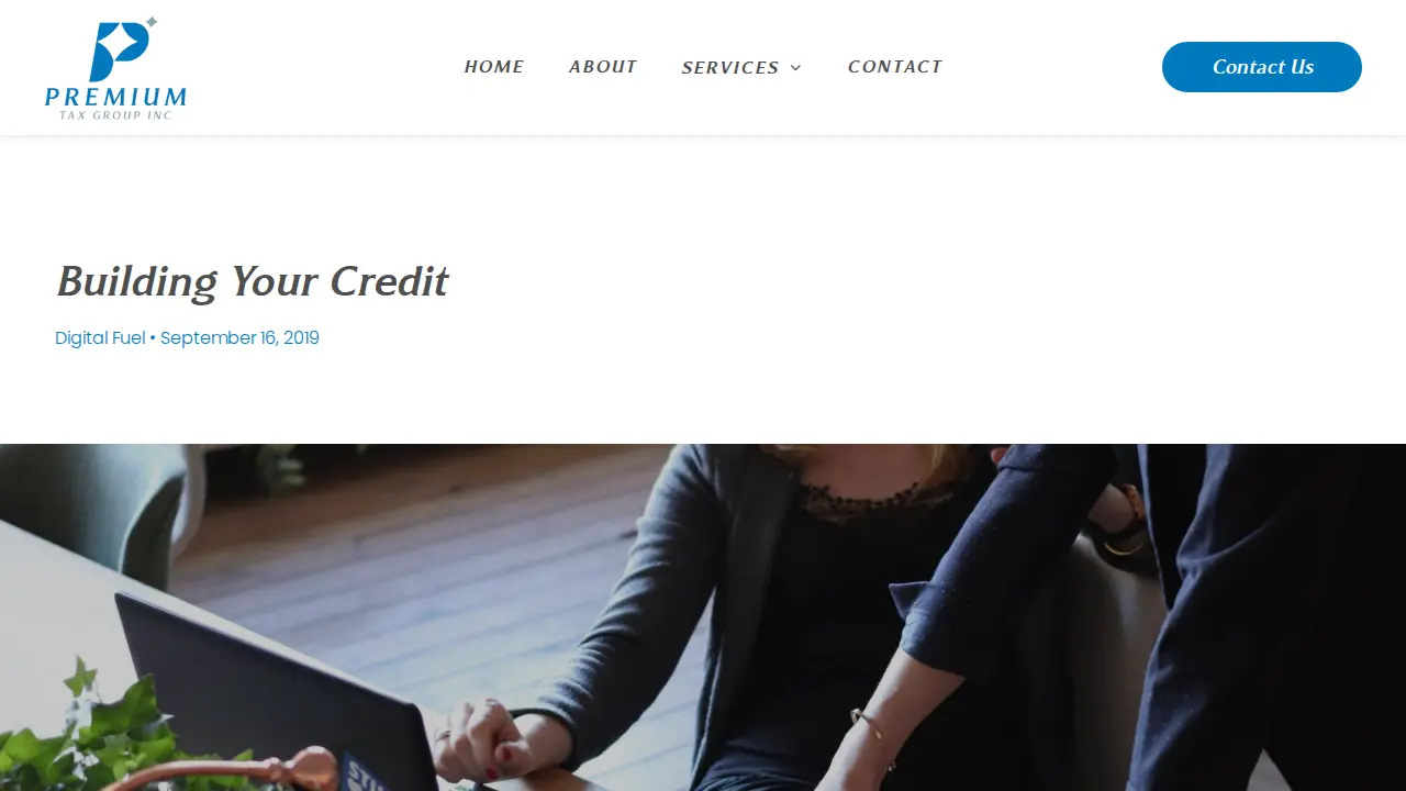 Premium Tax Group | Accountant | Contabilidade | Contador page