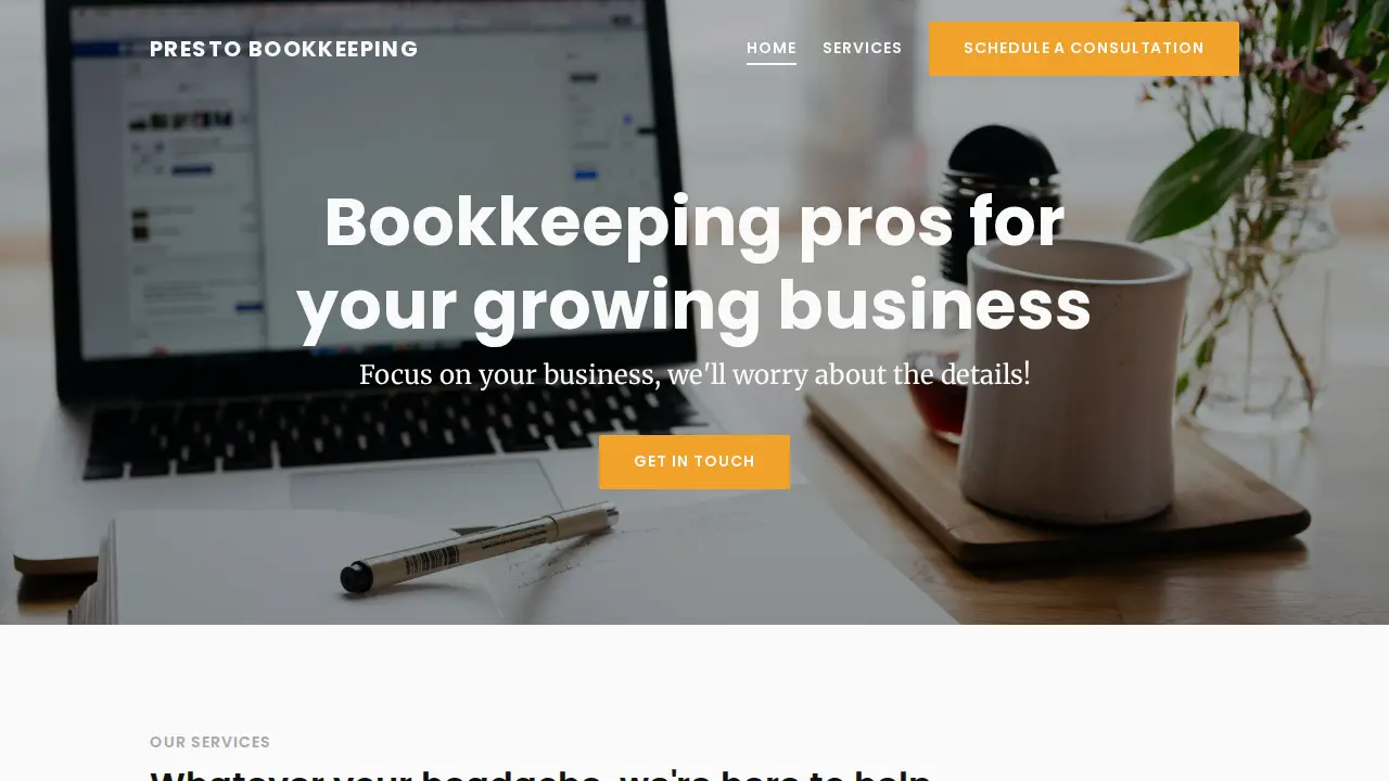 Presto Bookkeeping, LLC
