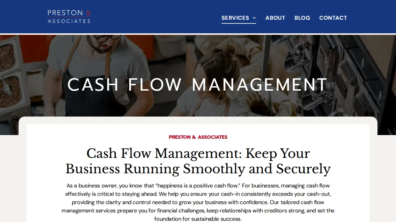 Preston & Associates page