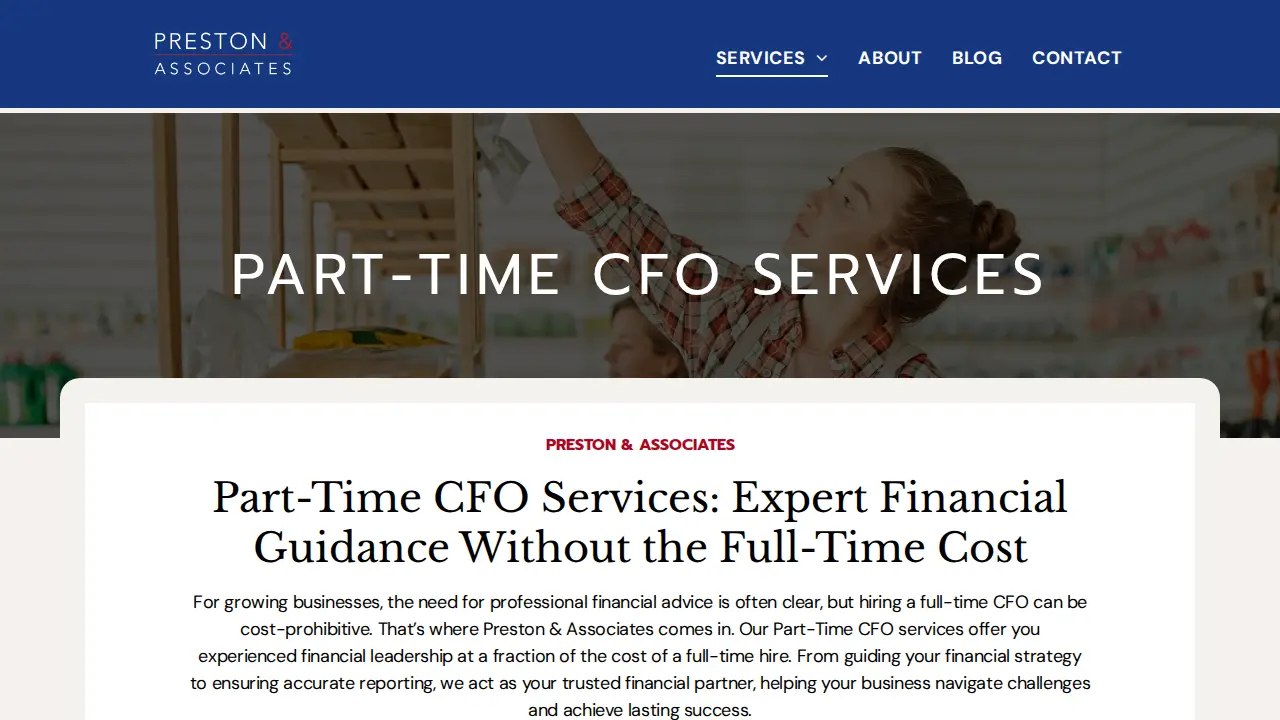 Preston & Associates page