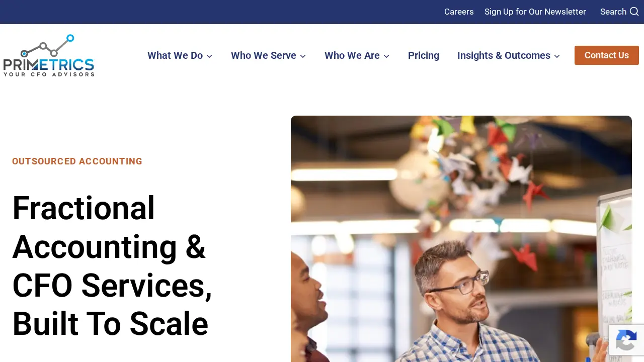 Primetrics page