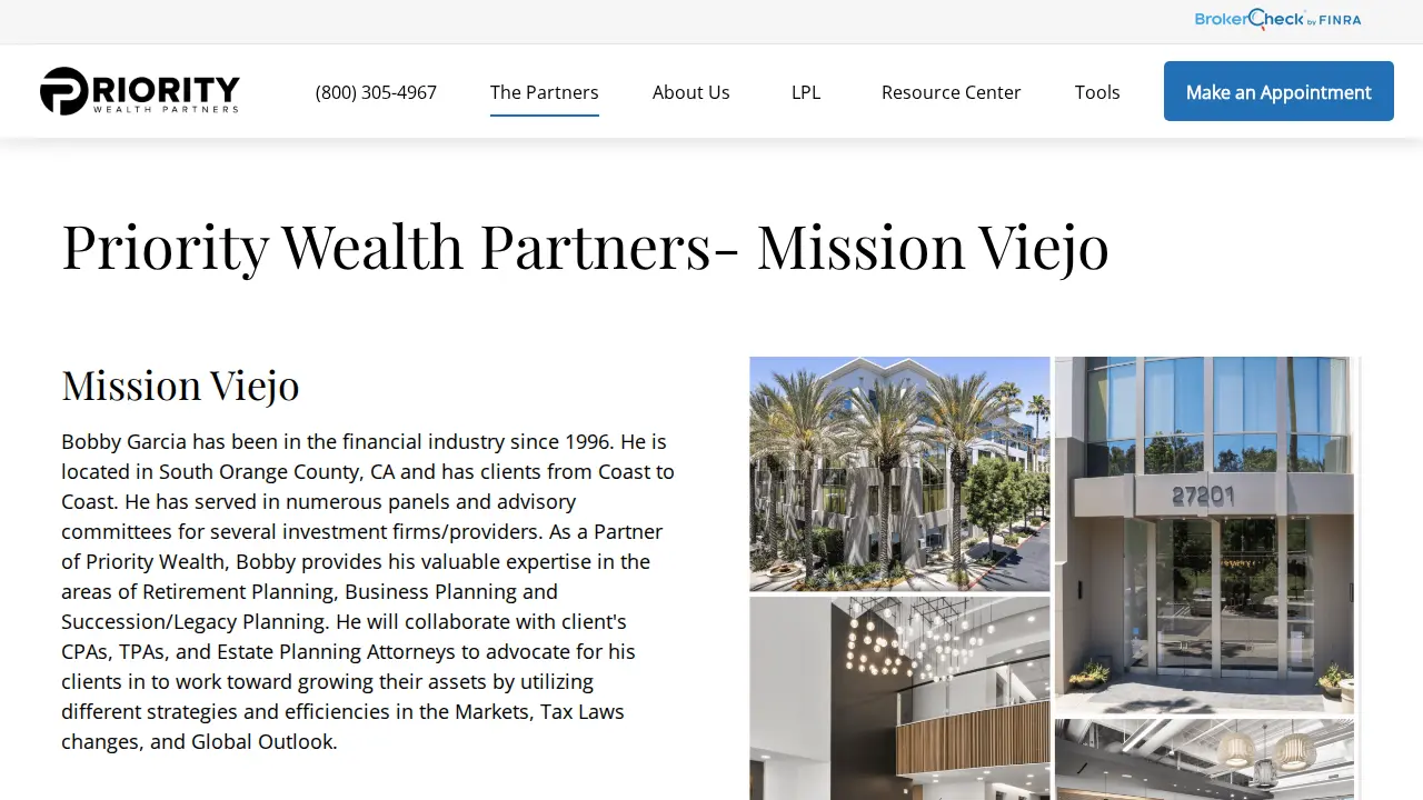 Priority Wealth Partners - Columbus page