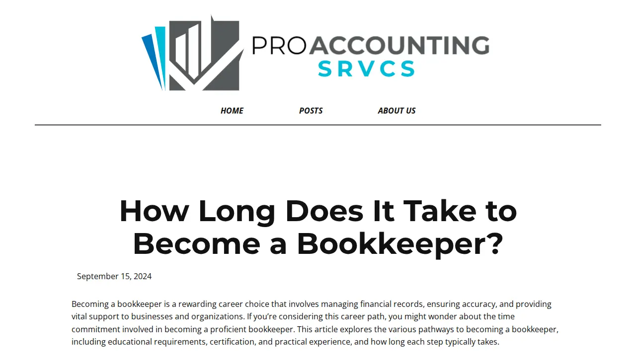 Diane's Accounting Services DBA Pro Accounting Srvcs page