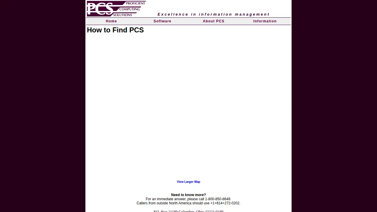 Proficient Computing Solutions page