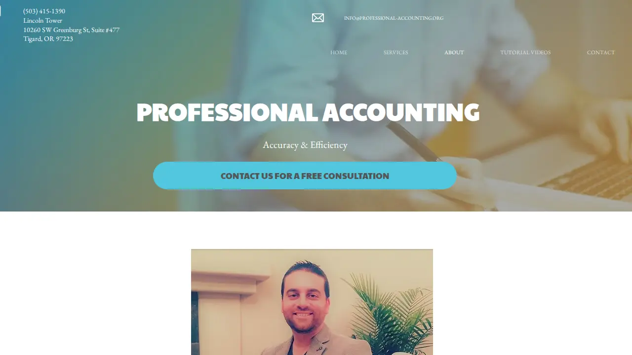 Professional Accounting LLC page