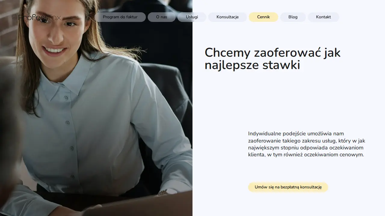 Biuro Rachunkowe Professtax page
