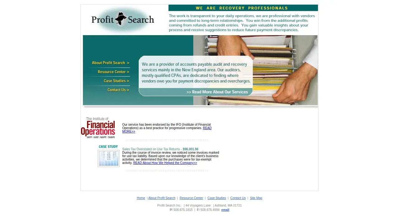 Profit Search Inc