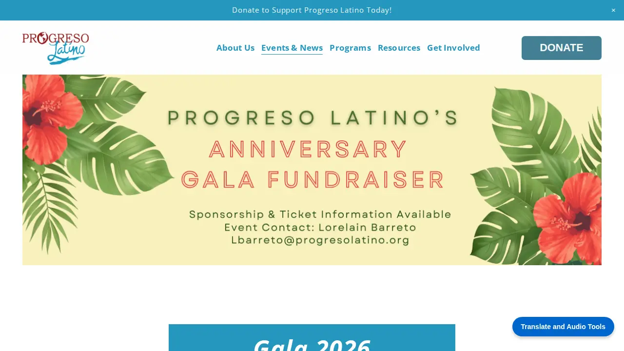 Progreso Latino Inc. page