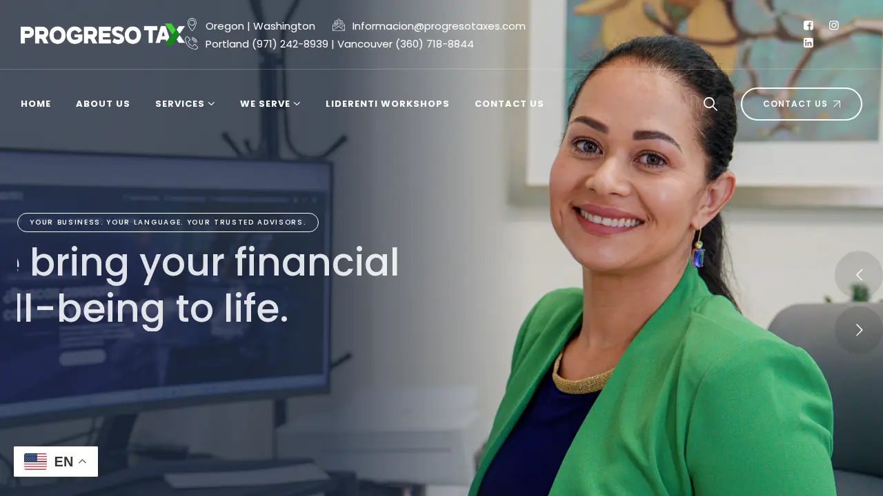 Progreso Tax page