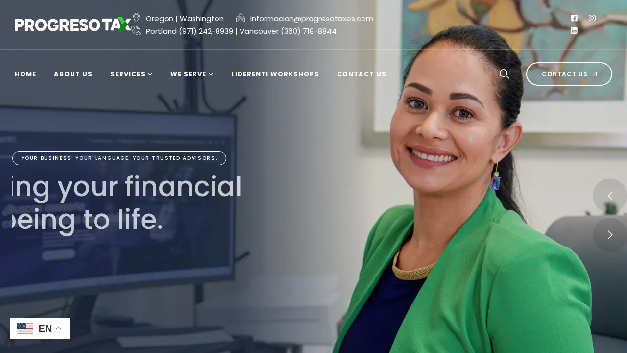 Progreso Tax page