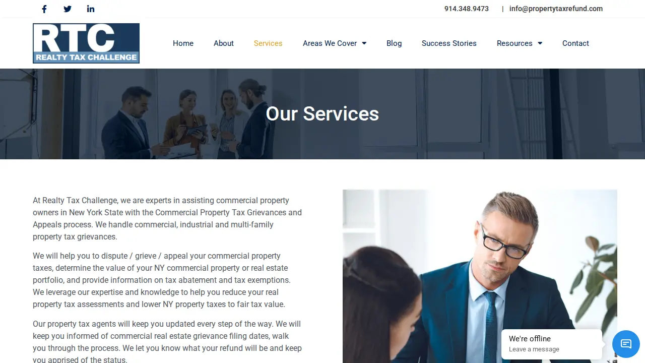 Realty Tax Challenge page