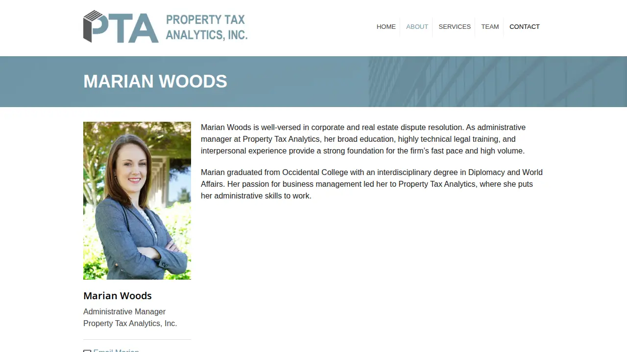 Property Tax Analytics Inc page