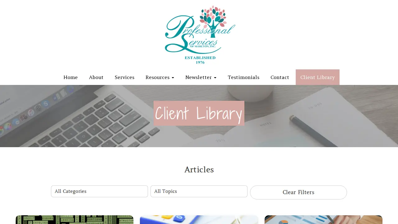 Professional Services of Marlton Inc. page