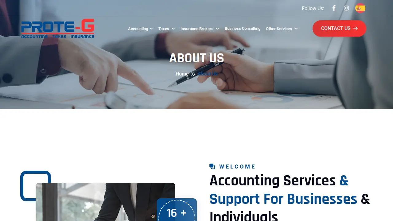 PROTE-G SERVICES, PDX page