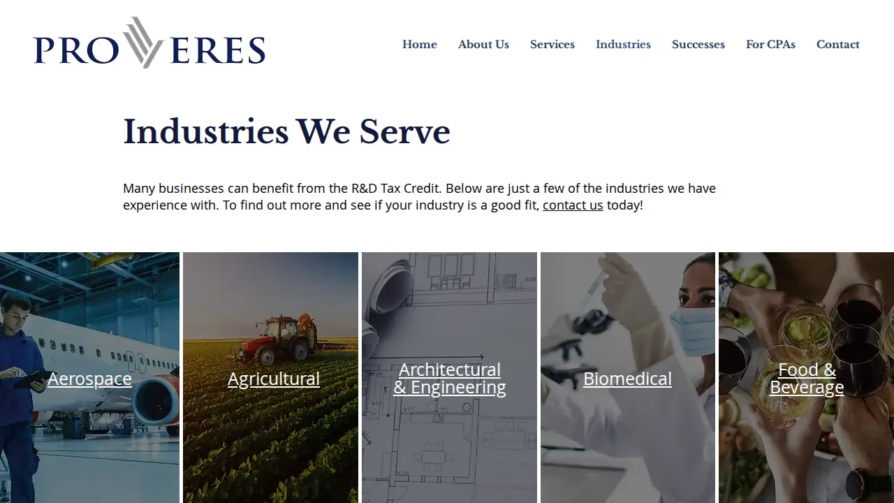 Proveres, LLC. page