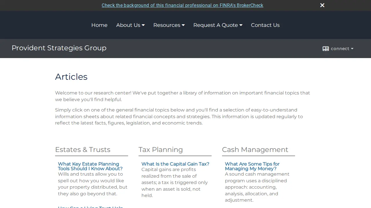 Provident Strategies Group - Mike Taylor page