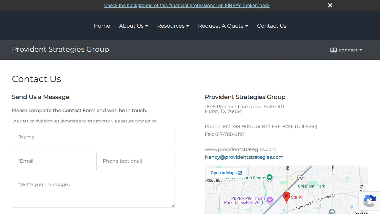 Provident Strategies Group - Mike Taylor page
