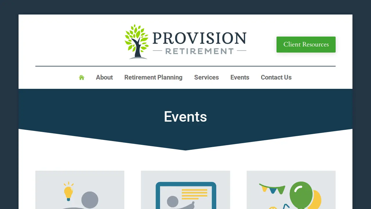 Provision Retirement: Tony Rizzo, CFP page