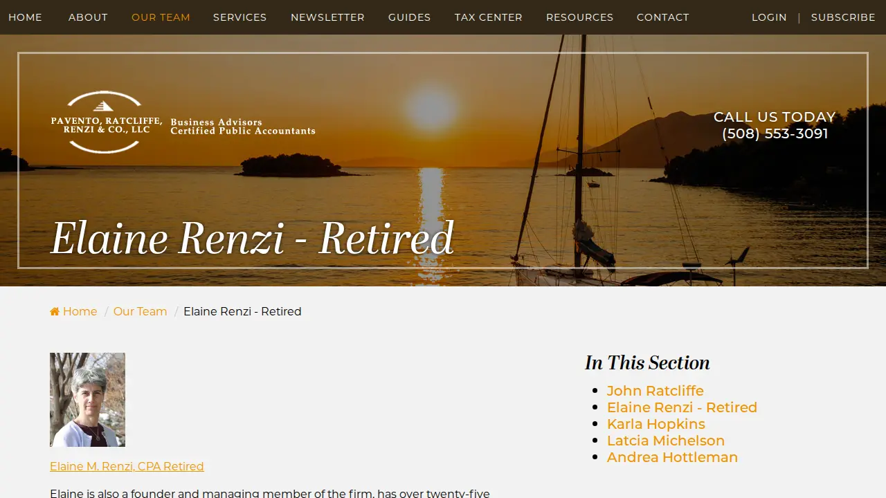 Pavento, Ratcliffe, Renzi & Co., LLC page