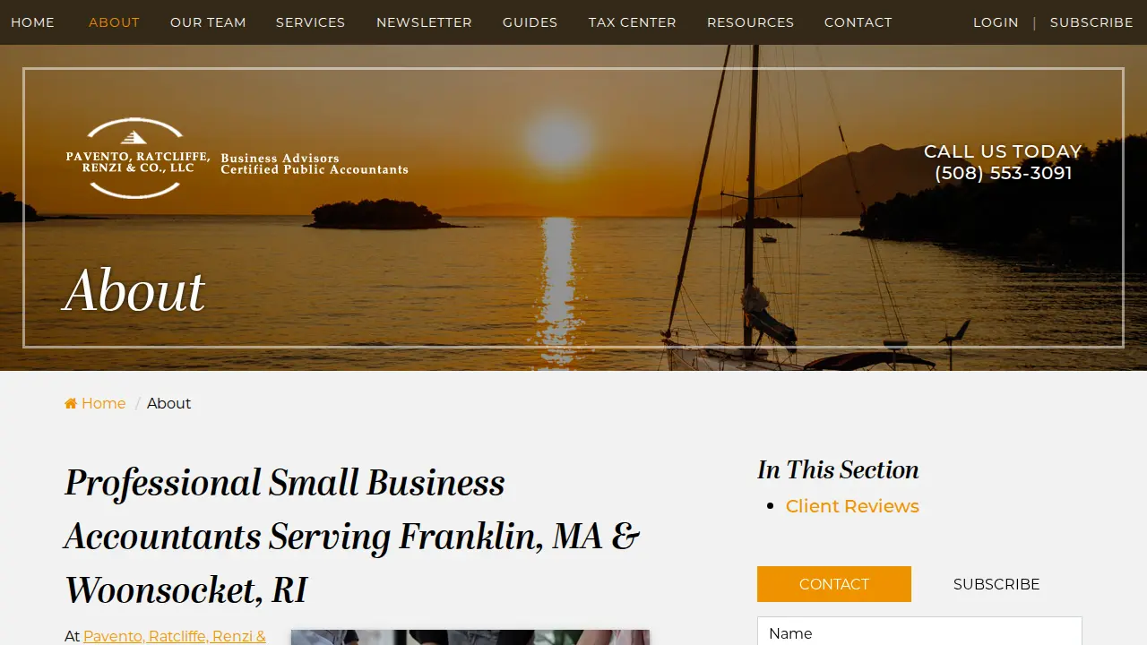Pavento, Ratcliffe, Renzi & Co., LLC page