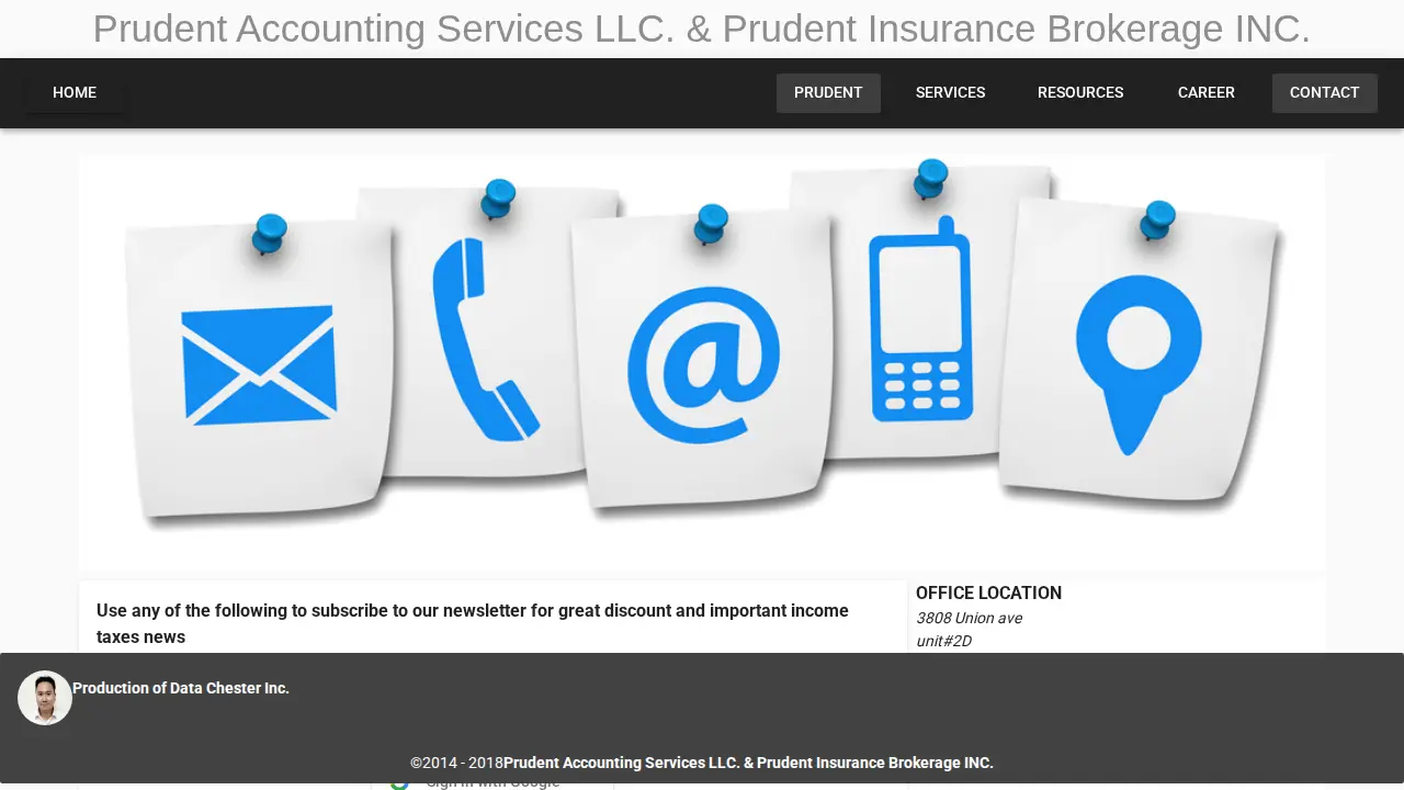 Prudent Accounting Services, LLC page