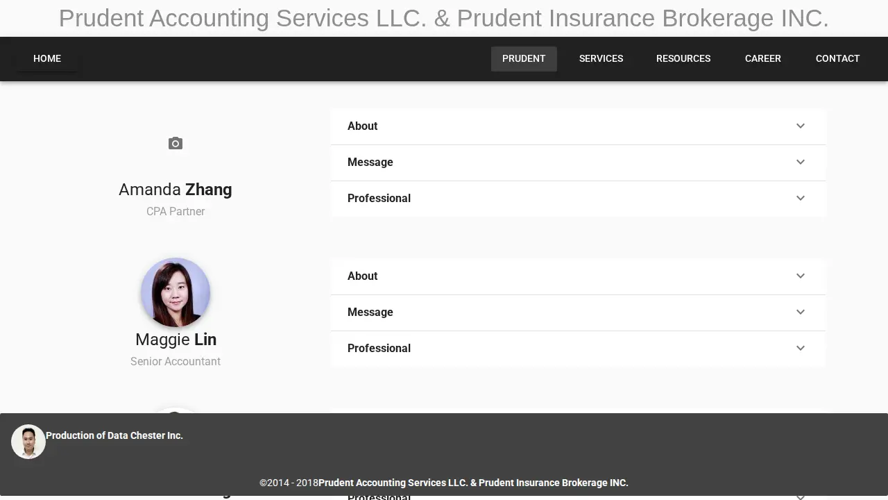 Prudent Accounting Services, LLC page