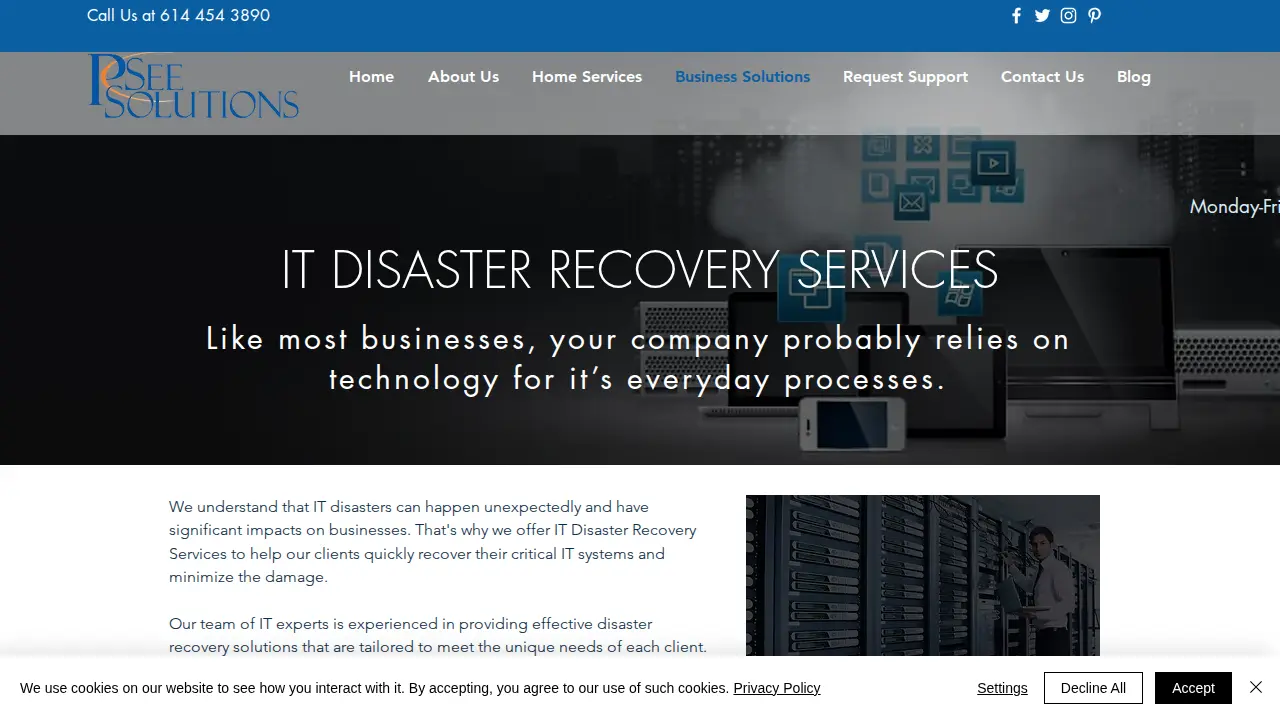 PSeeSolutions page